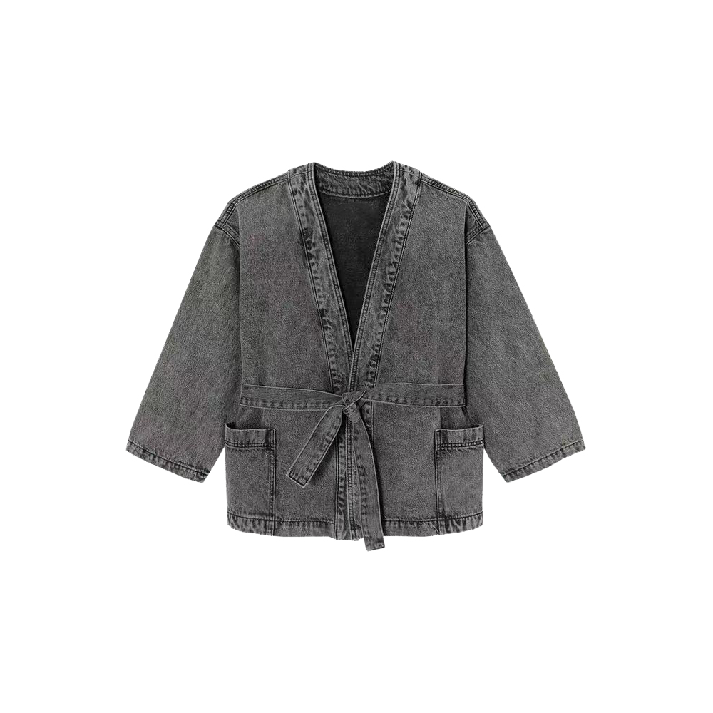 ​Shawl Collar Denim Jacket