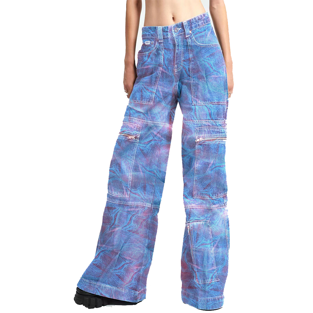 Multi-Color Wideleg Jeans
