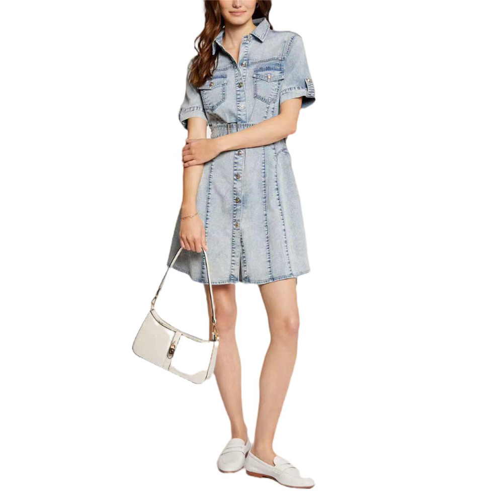 Stone denim dress