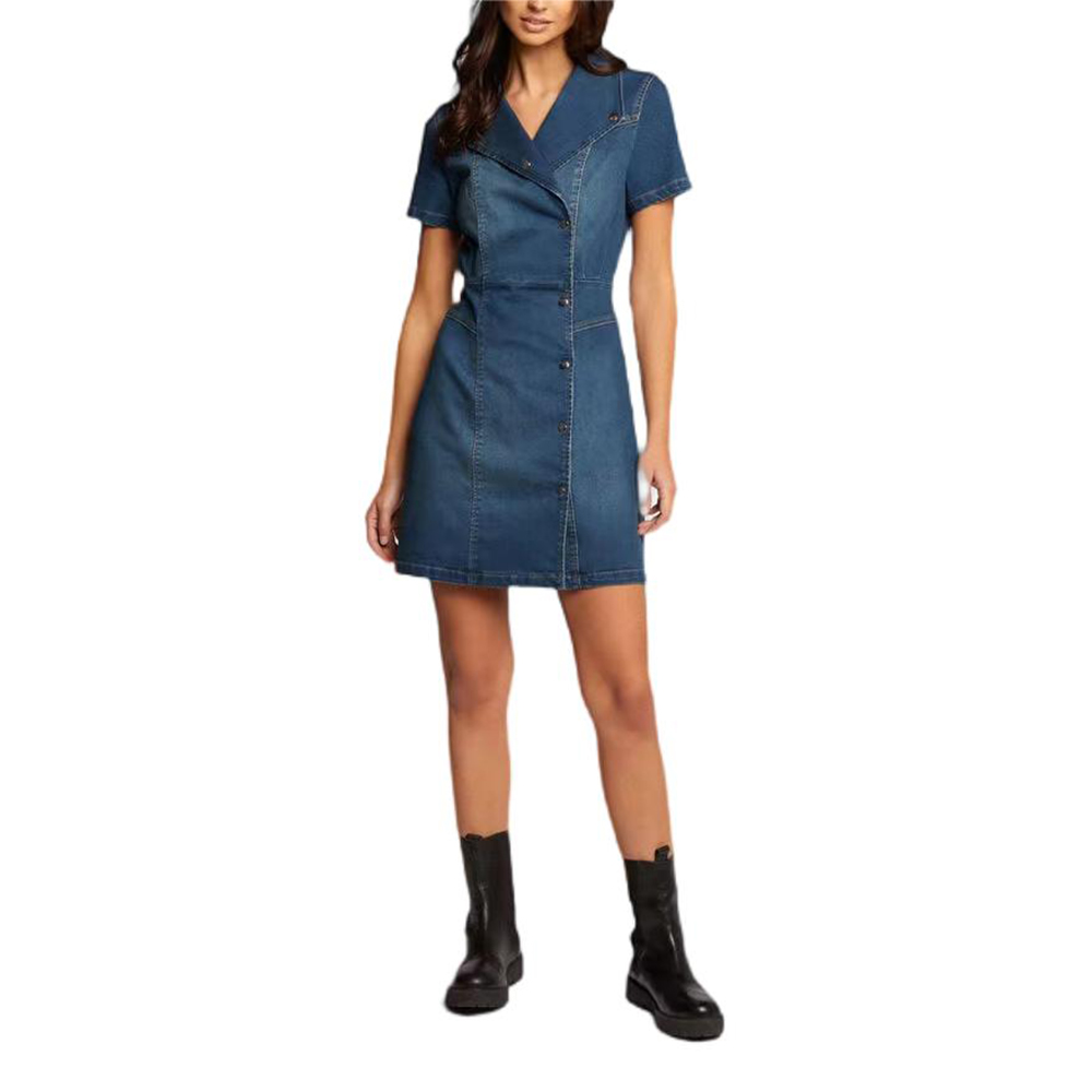 Navy Denim Dress