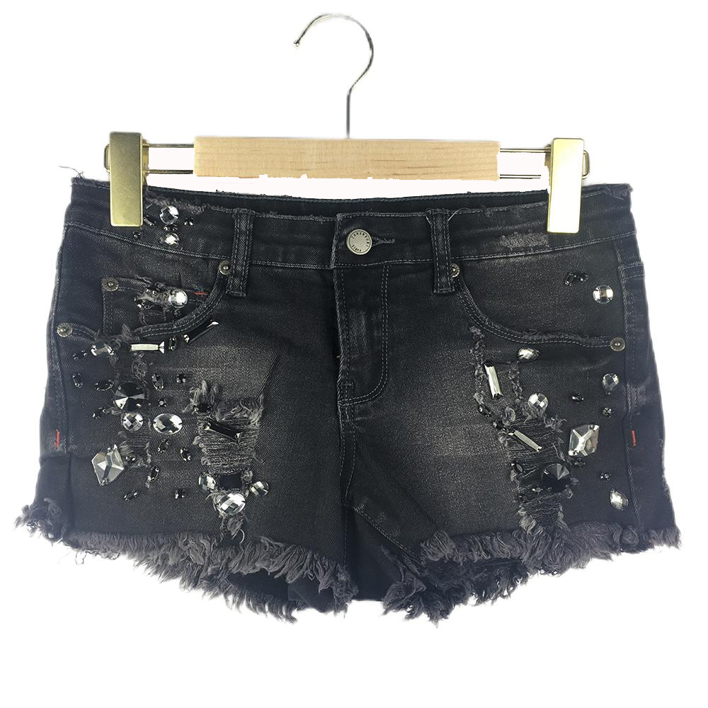 Black Bead Jeans