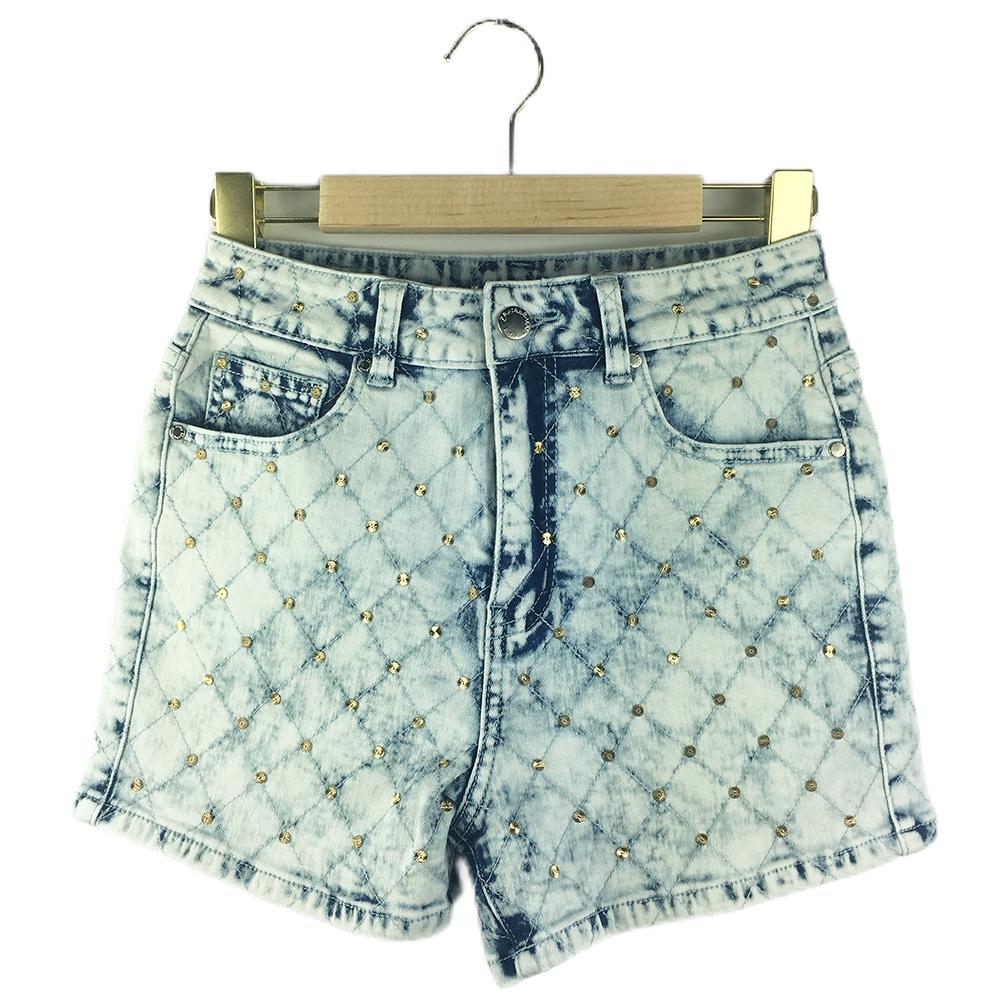 Rhombus Design Bling Shorts