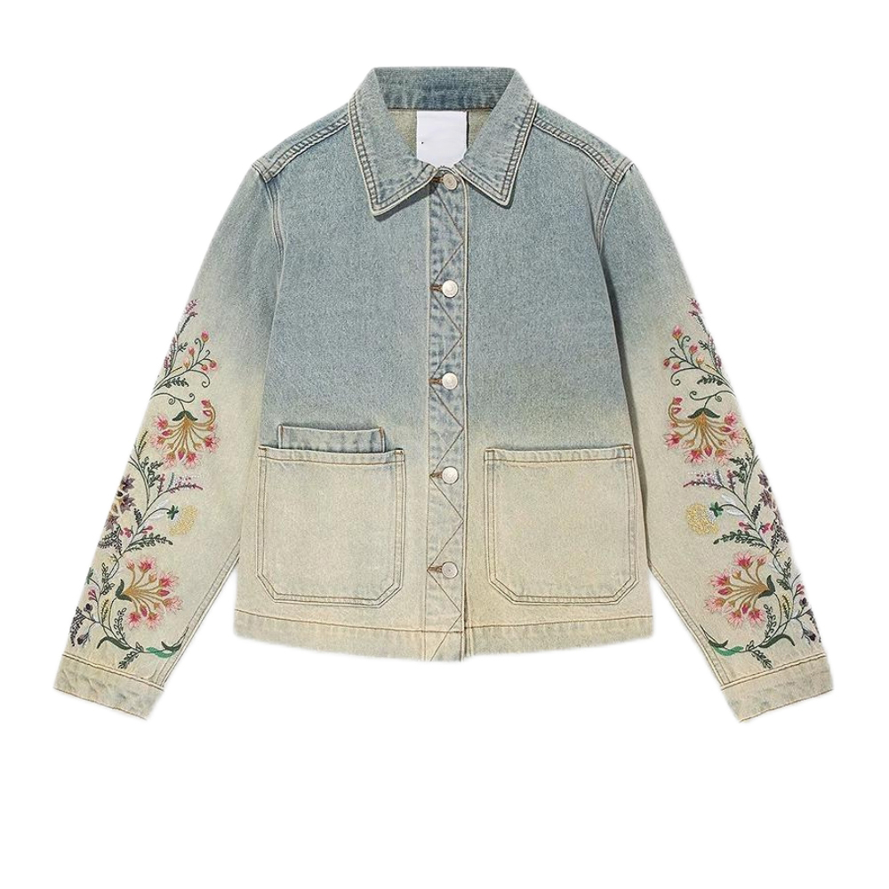 Fashion Embroidery Denim Jacket