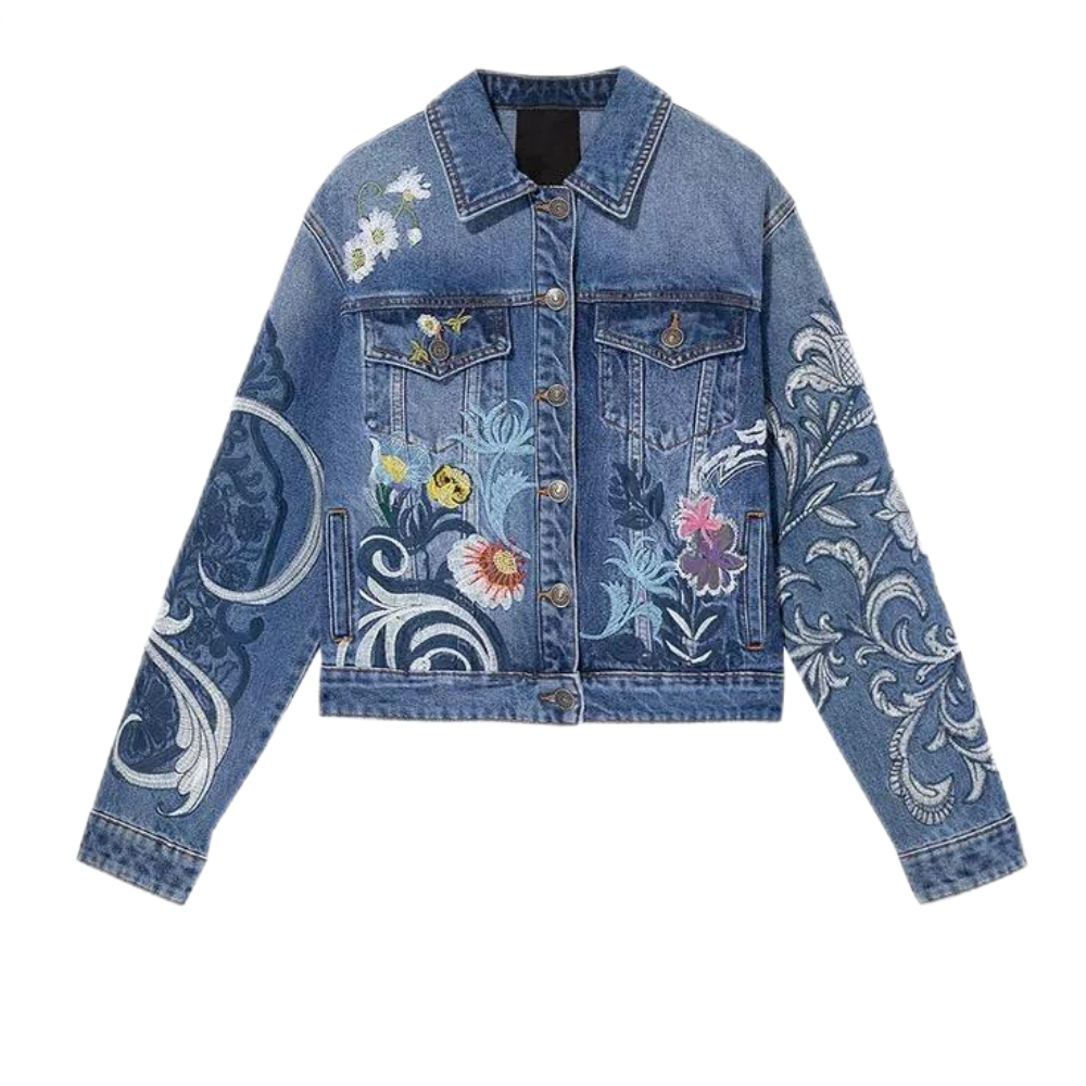 Colorful Embroidery Fashion Jacket