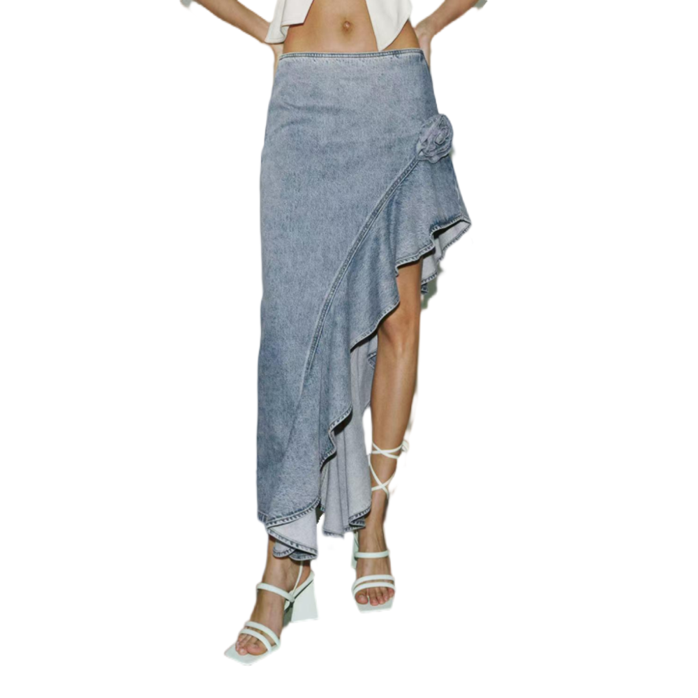 New Cutting denim skirts